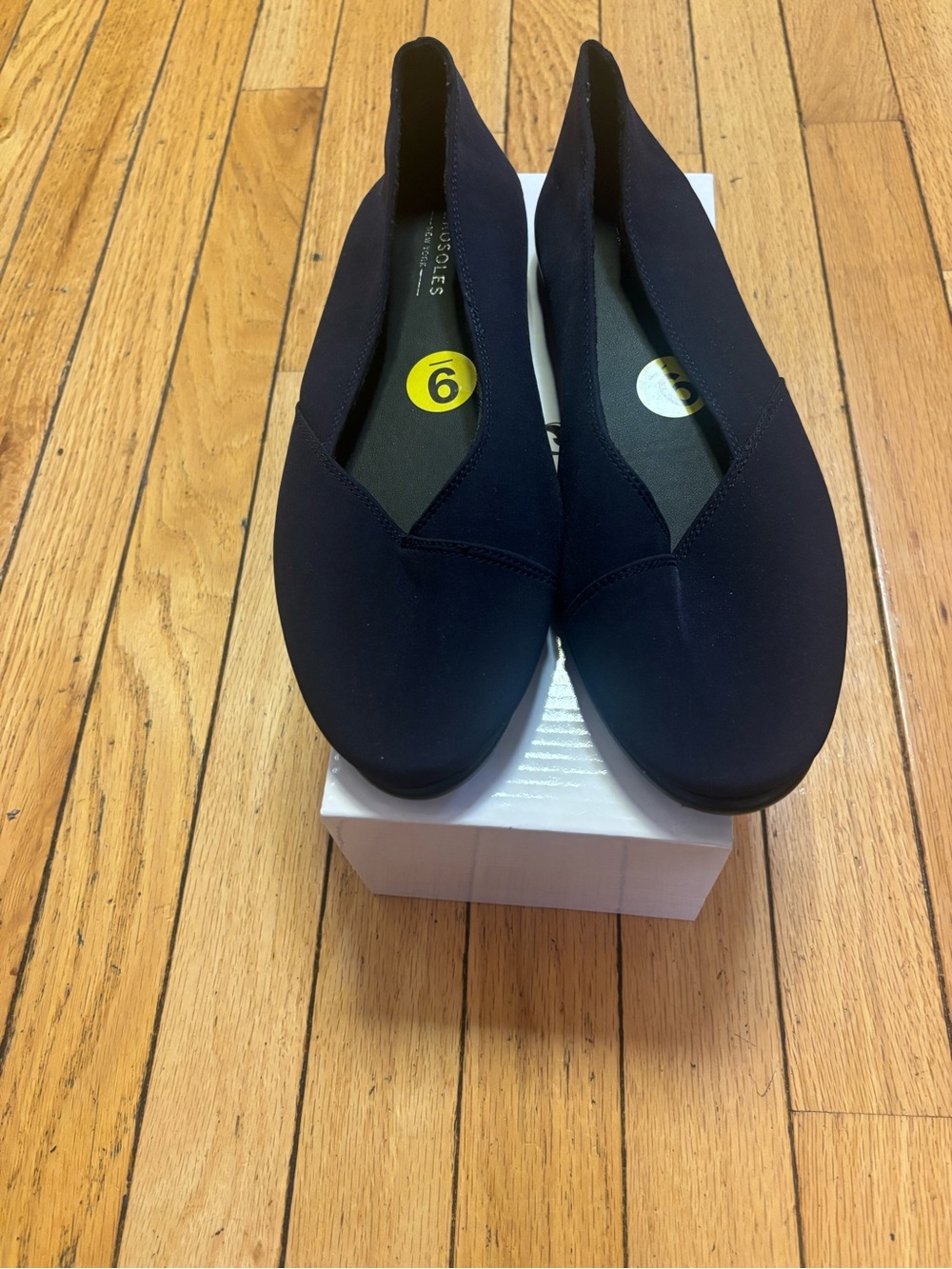 AEROSOLES Navy Slip-On Flats